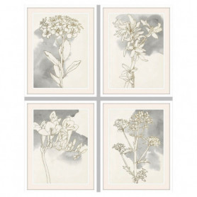 Cadre DKD Home Decor Fleurs (55 x 2,5 x 70 cm) (4 Unités) 259,99 €