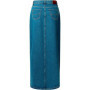Jupe Maxi Haute en Denim Bleu Moyen - Pepe Jeans
