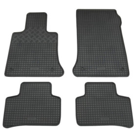 Tapis de Sol en Caoutchouc Noir pour Mercedes GLK x 204 - Ensemble de 4 Pièces