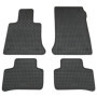 Tapis de Sol en Caoutchouc Noir pour Mercedes GLK x 204 - Ensemble de 4 Pièces