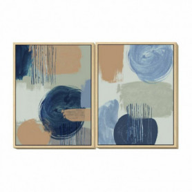 Cadre DKD Home Decor Abstrait (60 x 4 x 80 cm) (2 pcs) 149,99 €