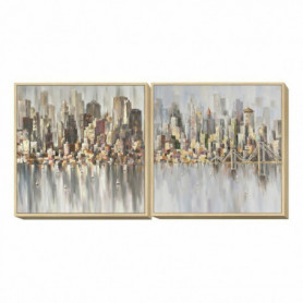 Cadre DKD Home Decor (100 x 4 x 100 cm) (2 pcs) 229,99 €