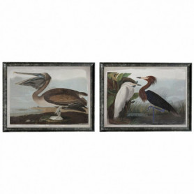 Cadre DKD Home Decor Oiseau Oriental (90 x 2 x 68 cm) (2 Unités) 169,99 €