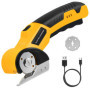 Ciseaux Électriques Rechargeables pour Tissu et Carton - Cutter Rotatif 4V