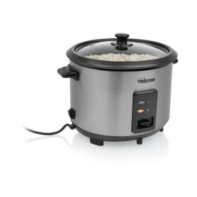 Cuiseur à Riz Tristar en Acier Inoxydable avec Couvercle en Verre - 1,8 L