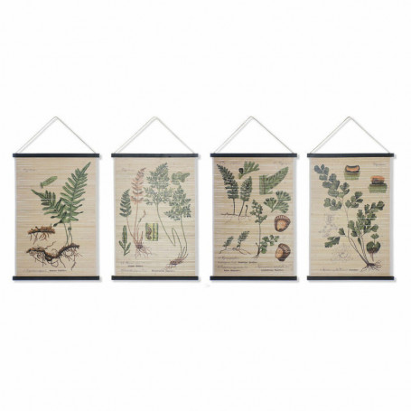 Toile DKD Home Decor Plantes botaniques (4 pcs) (60 x 2 x 90 cm) 159,99 €