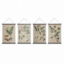 Toile DKD Home Decor Plantes botaniques (4 pcs) (60 x 2 x 90 cm) 159,99 €