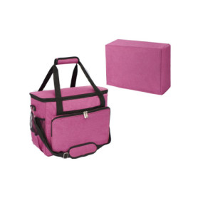 Étui de Voyage Rose pour Machines à Coudre et Accessoires