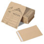 Enveloppes Autocollantes en Papier Kraft Lyaor - 100 PCS 9x13 cm