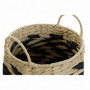 Set de basket DKD Home Decor Naturel Noir Marron Clair Fibre naturelle (30 x 30 107,99 €