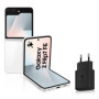Samsung Galaxy Z Flip7 FE - Smartphone Pliable 5G 128 Go avec Chargeur Rapide Inclus - Blanc