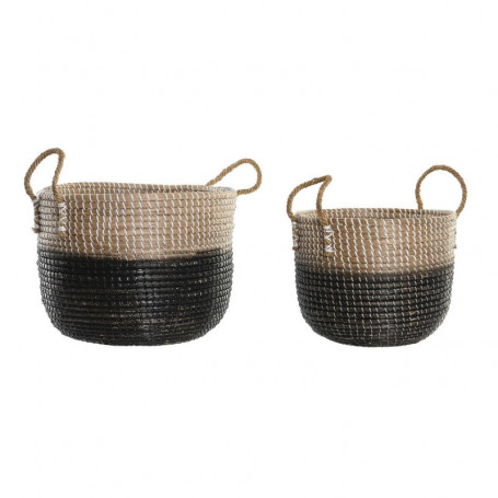 Set de basket DKD Home Decor Naturel Gris Herbier marin (41 x 25 x 42 cm) (2 Piè 159,99 €