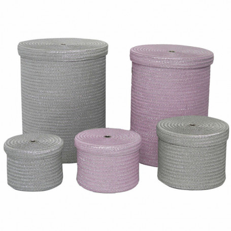 Set de basket DKD Home Decor polypropylène (42 x 42 x 50 cm) (5 pcs) 239,99 €