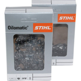 Chaînes de tronçonneuse Stihl Picco Micro3 3/8P-44E - Lot de 2