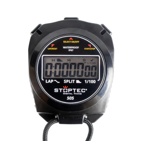 Chronomètre Stoptec 505 avec Grand Écran et Mécanisme Précis