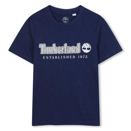 T-Shirt Timberland Bleu de Chine pour Garçon - 5 Ans