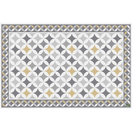Tapis en Vinyle Multicolore Vilber Trevi 78x120 cm