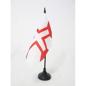 Drapeau de Table Ordre du Christ 15x15 cm - AZ FLAG