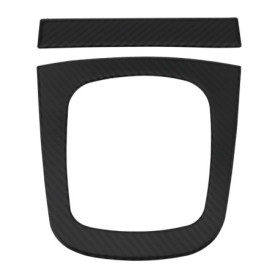 Garniture Autocollante en Fibre de Carbone pour Levier de Vitesse Audi Q3 2013-2018