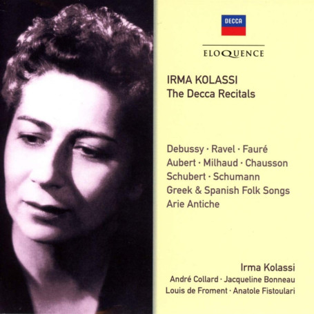 Coffret 4CD des Récitals Complets d'Irma Kolassi - Eloquence