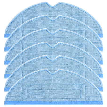 QWORK 6 Serpillères en Microfibre Compatibles avec Roborock