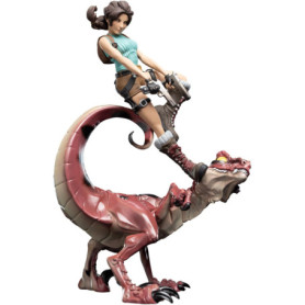 Figurine Lara Croft et Raptor Mini Epics 24 cm - Weta Workshop