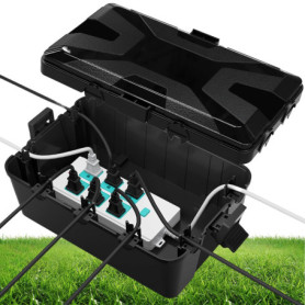 Boîte à câbles étanche GAOUTO - Protection extérieure pour prises et rallonges