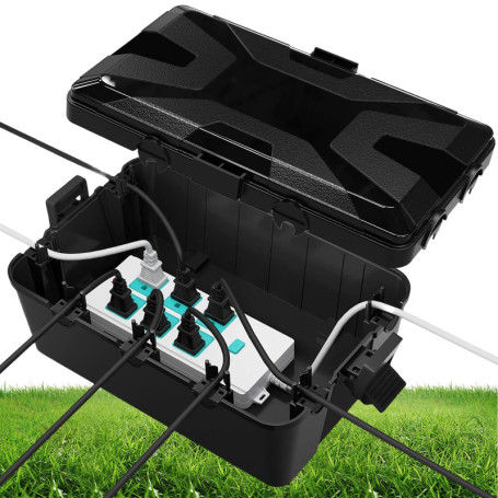 Boîte à câbles étanche GAOUTO - Protection extérieure pour prises et rallonges