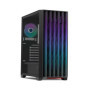 Boîtier PC Gaming Yeyian Phoenix Mid-Tower avec Maille de Fer et Éclairage RGB