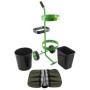 Chariot de Jardin Robuste ZIPPER pour Outils de Jardinage