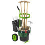 Chariot de Jardin Robuste ZIPPER pour Outils de Jardinage