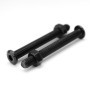 Kit de 10 Boulons et Écrous M6 en Acier Inoxydable Noir pour Meubles