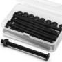 Kit de Boulons et Écrous M6 en Acier Inoxydable Noir - 8 Ensembles pour Meubles