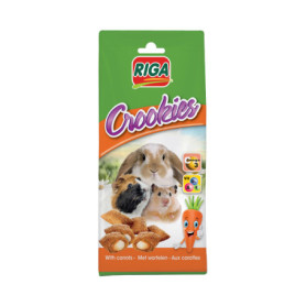 Biscuits Croustillants Riga aux Carottes pour Rongeurs - 50 g