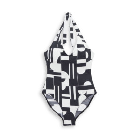 Maillot de Bain Une Pièce Femme ESPRIT Cube Beach Noir