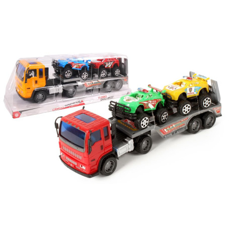 Camion de Transport Turbo Challenge - Véhicule à Friction pour Enfants