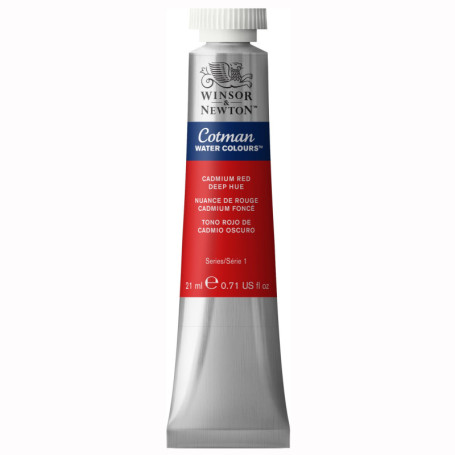 Aquarelle Tube 21ml Rouge de Cadmium Foncé Imitation - Winsor & Newton