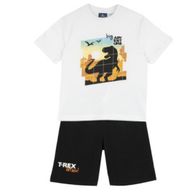Ensemble T-shirt et Shorts Chicco pour Enfant en Tissu Doux