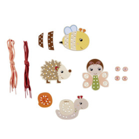 Eichhorn Simba Bee Happy - Jeu de Lassage Éducatif avec Animaux et Formes