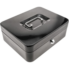 Boîte à Valeurs Anthracite Kippen - Caisse à Monnaie avec Serrure