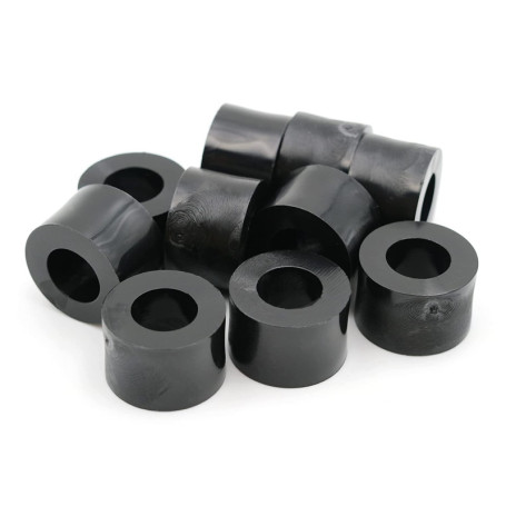 Lot de 10 entretoises rondes en polyéthylène Design61 - 15 mm M8