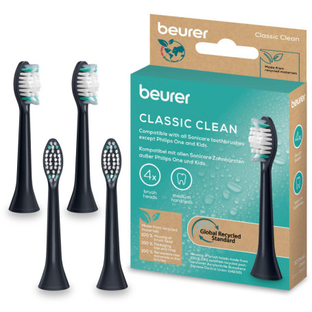 Têtes de brosse Beurer SC Classic Clean - 4 brosses de rechange pour Sonicare