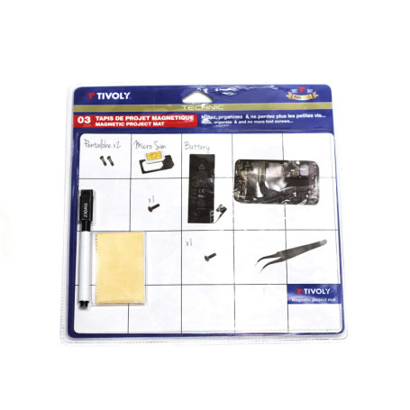 Tivoly Tapis de Travail Magnétique pour Démontage Précis