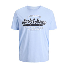 T-shirt Homme JACK & JONES Plus en Chambray Blue