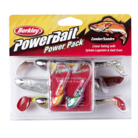Kit de Pêche Berkley Powerbait avec Leurres Souples et Têtes Plombées - 5 Pièces
