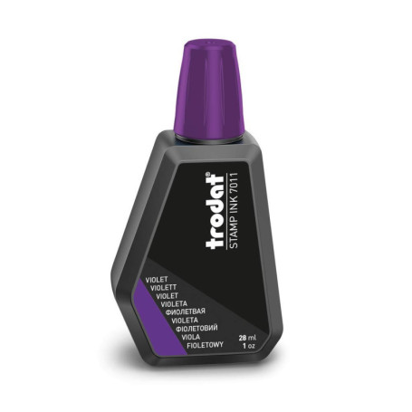 Recharge d'encre violet Trodat 7011 pour tampons - 28 ml