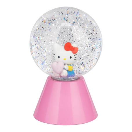 Boule à Paillettes LED Hello Kitty - Lampe Multicolore pour Enfants et Fans de Sanrio