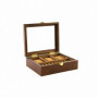 Boîte à bijoux DKD Home Decor Velours Verre Bois MDF (21 x 18 x 8 cm) 32,99 €
