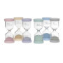 Lot de Sablier Coloré TFA Dostmann - Minuteurs en Verre pour Enfants et Cuisine