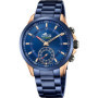 Montre Connectée Homme Lotus 18809/1 en Acier Inoxydable Bleu